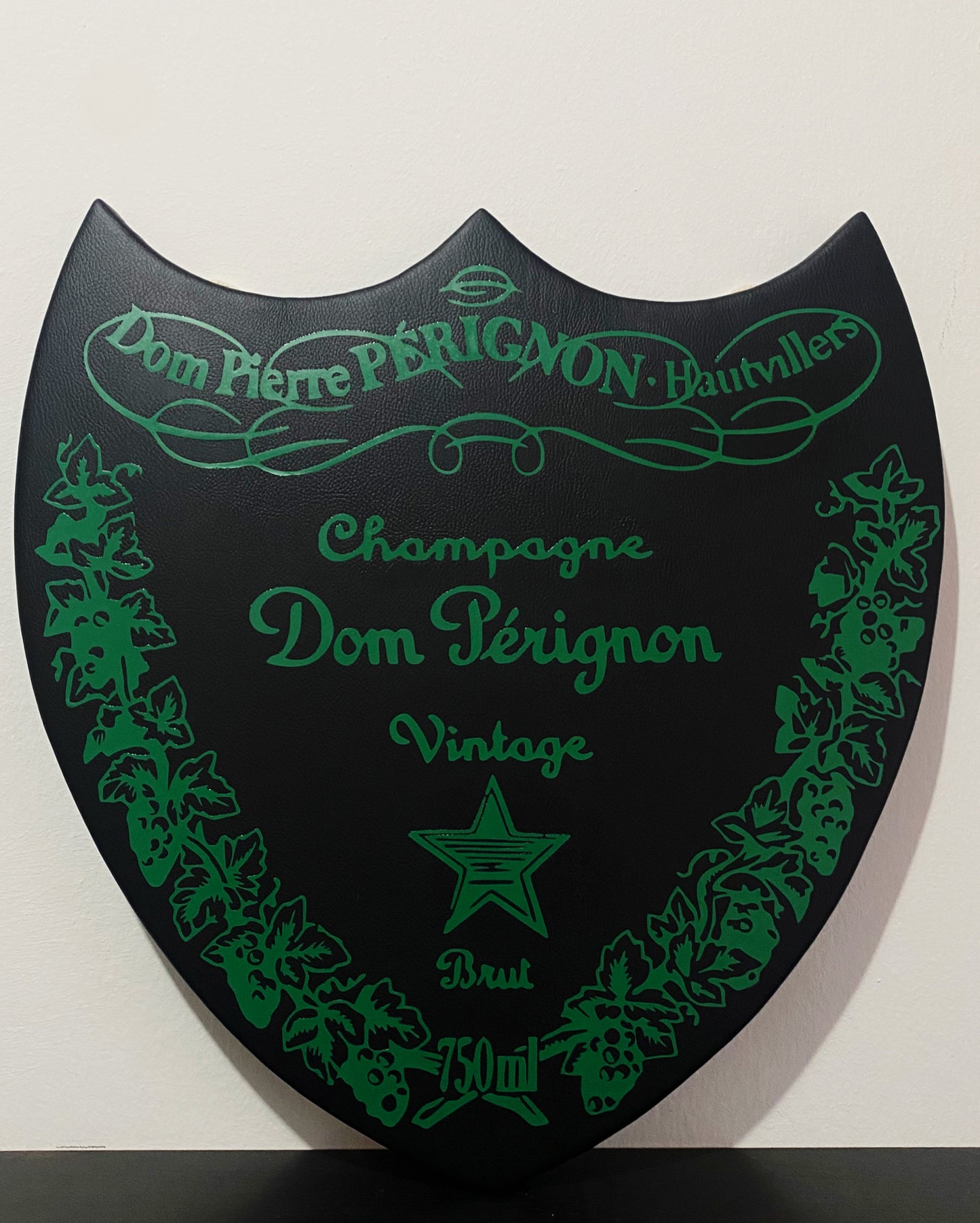 Quadro Dom Pèrignon Luminous Verde Pelle