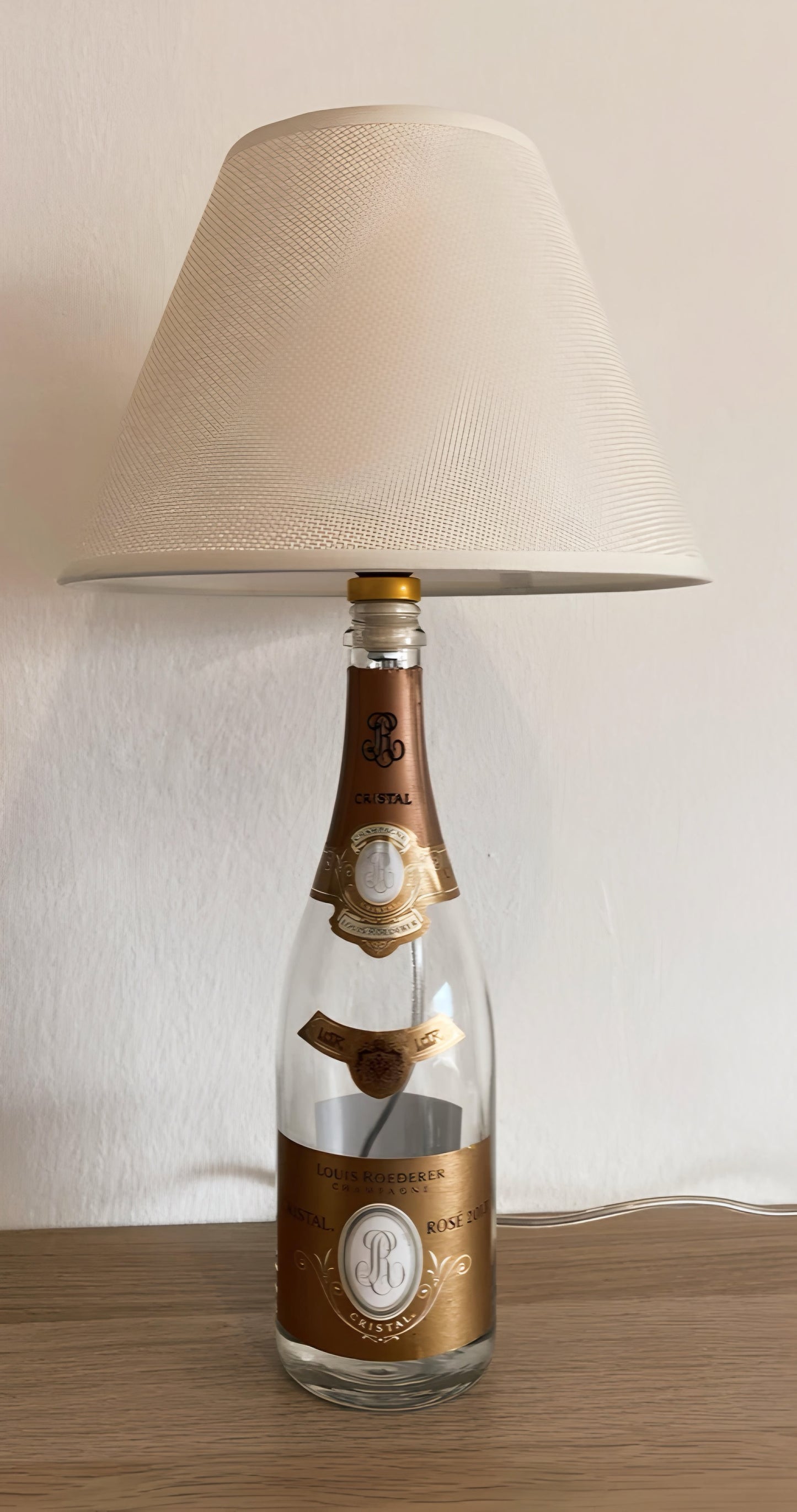 Lámpara Louis Roederer Cristal Rosè