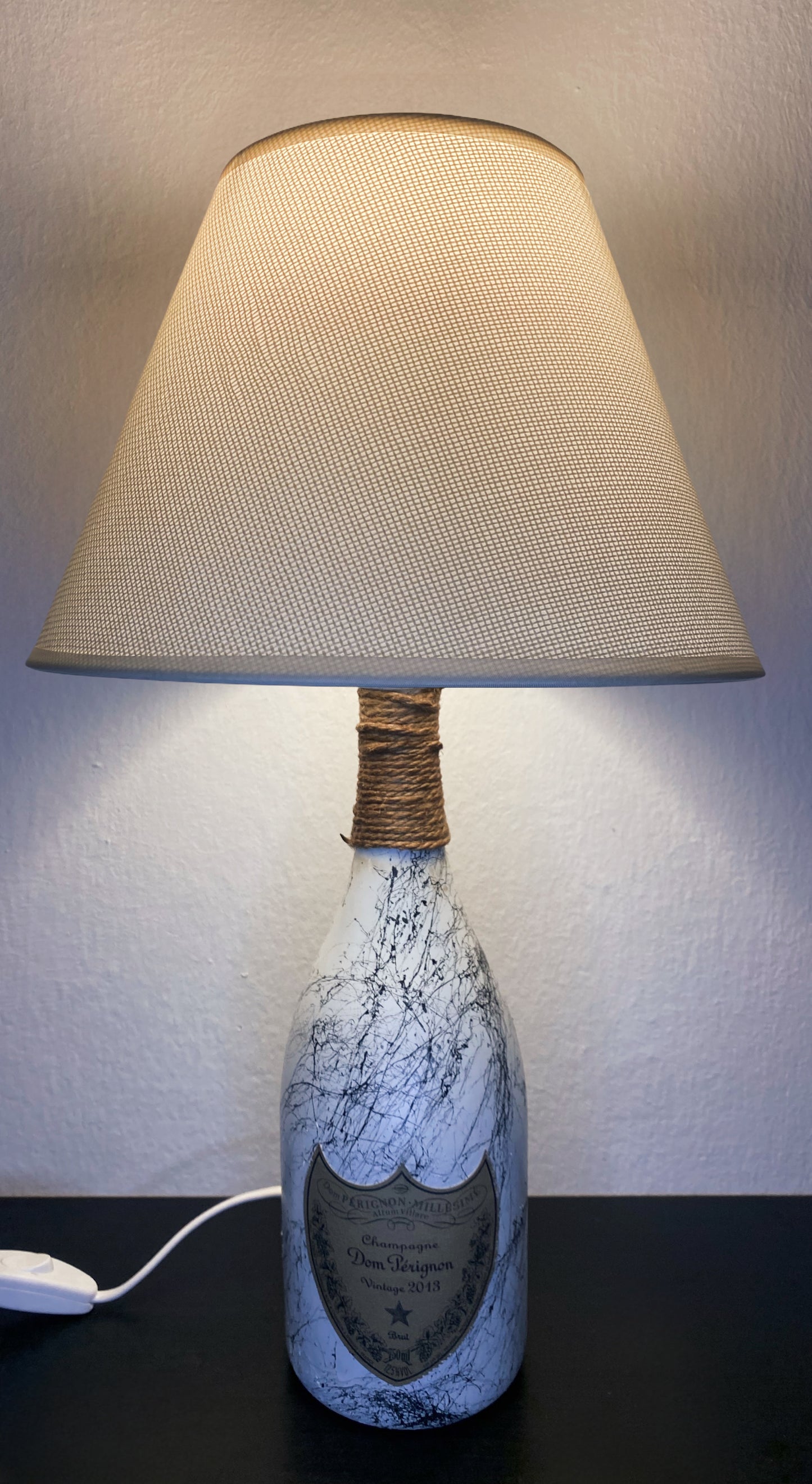 Efecto de mármol Vintage de Dom Pèrignon Lamp Vintage Spago
