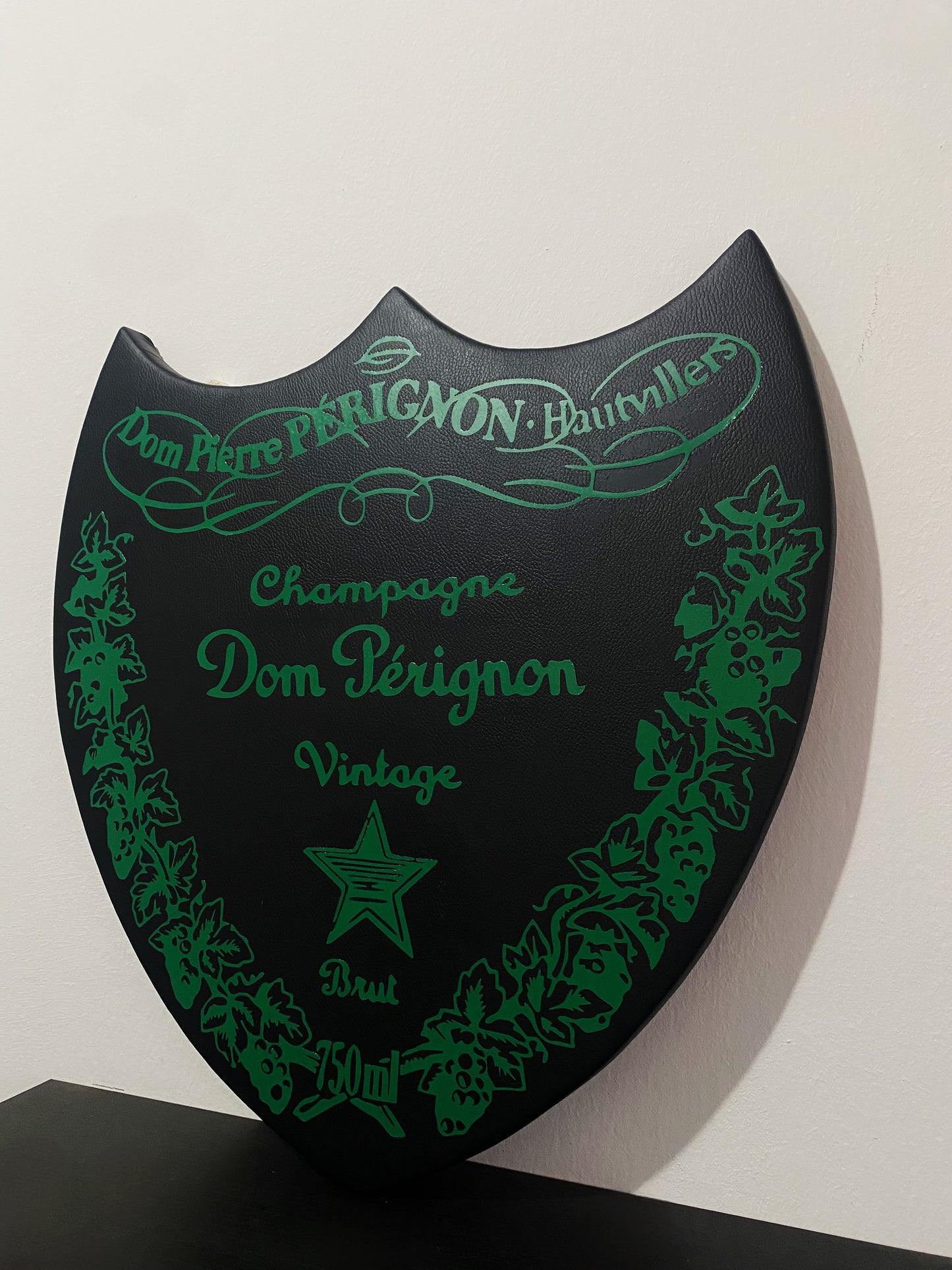 Quadro Dom Pèrignon Luminous Verde Pelle