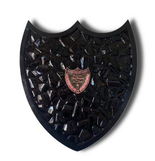 Dom Pèrignon Vintage Rosè 2008 shield painting