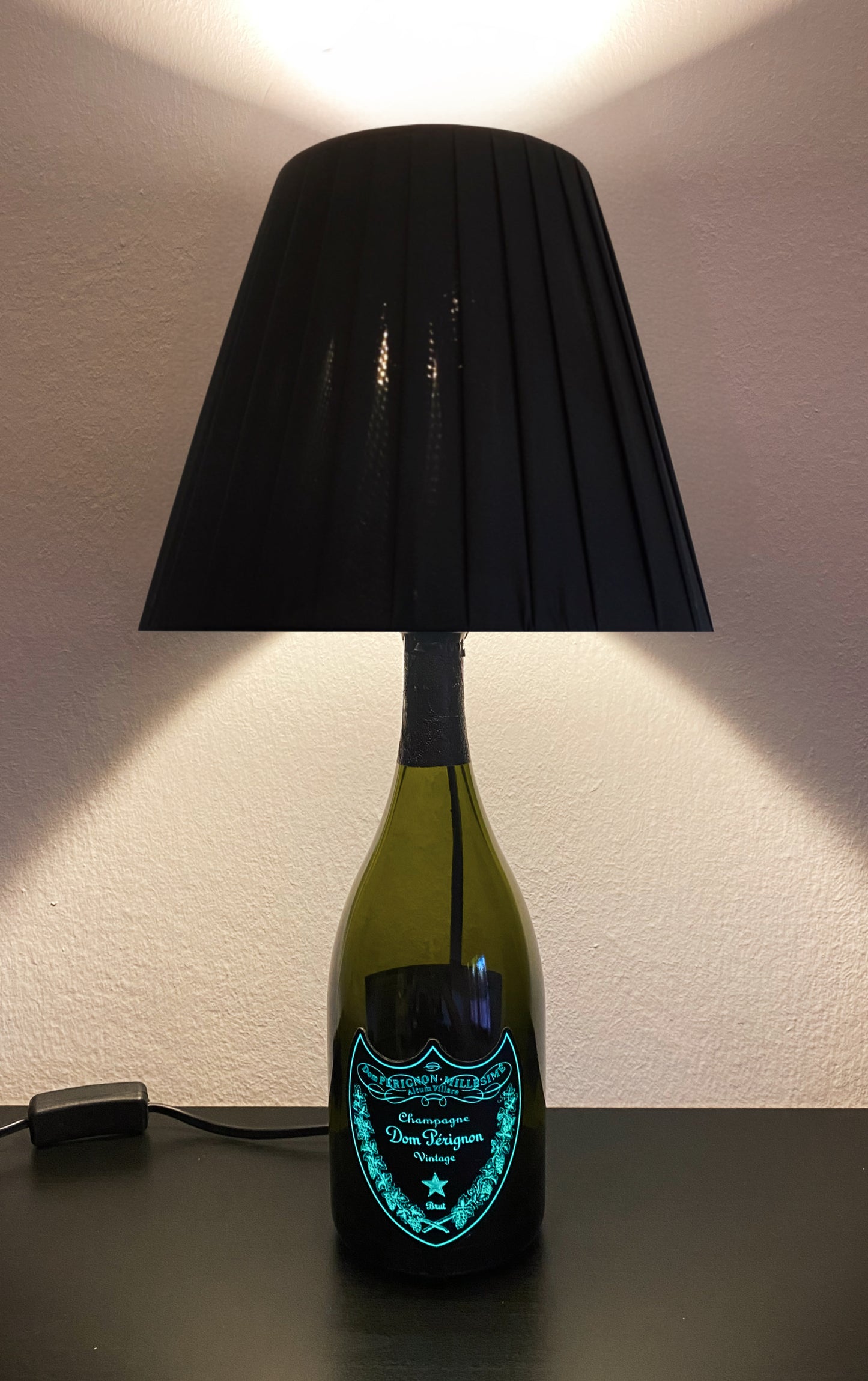 Lámpara Dom Pèrignon Vintage Luminosa Verde