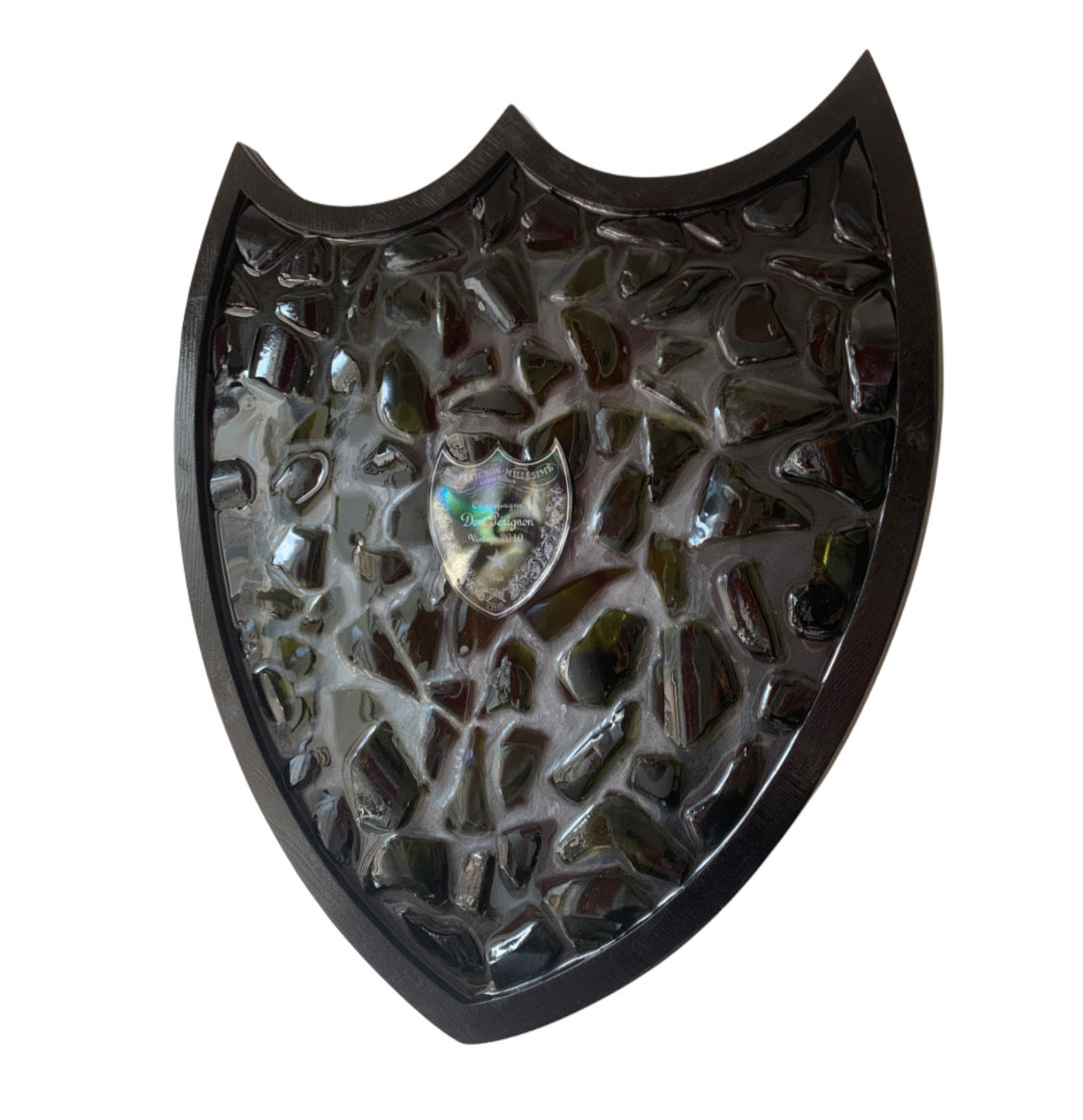 Dom Pérignon Bouclier Peinture Vintage 2010 Lady Gaga Édition Limitée