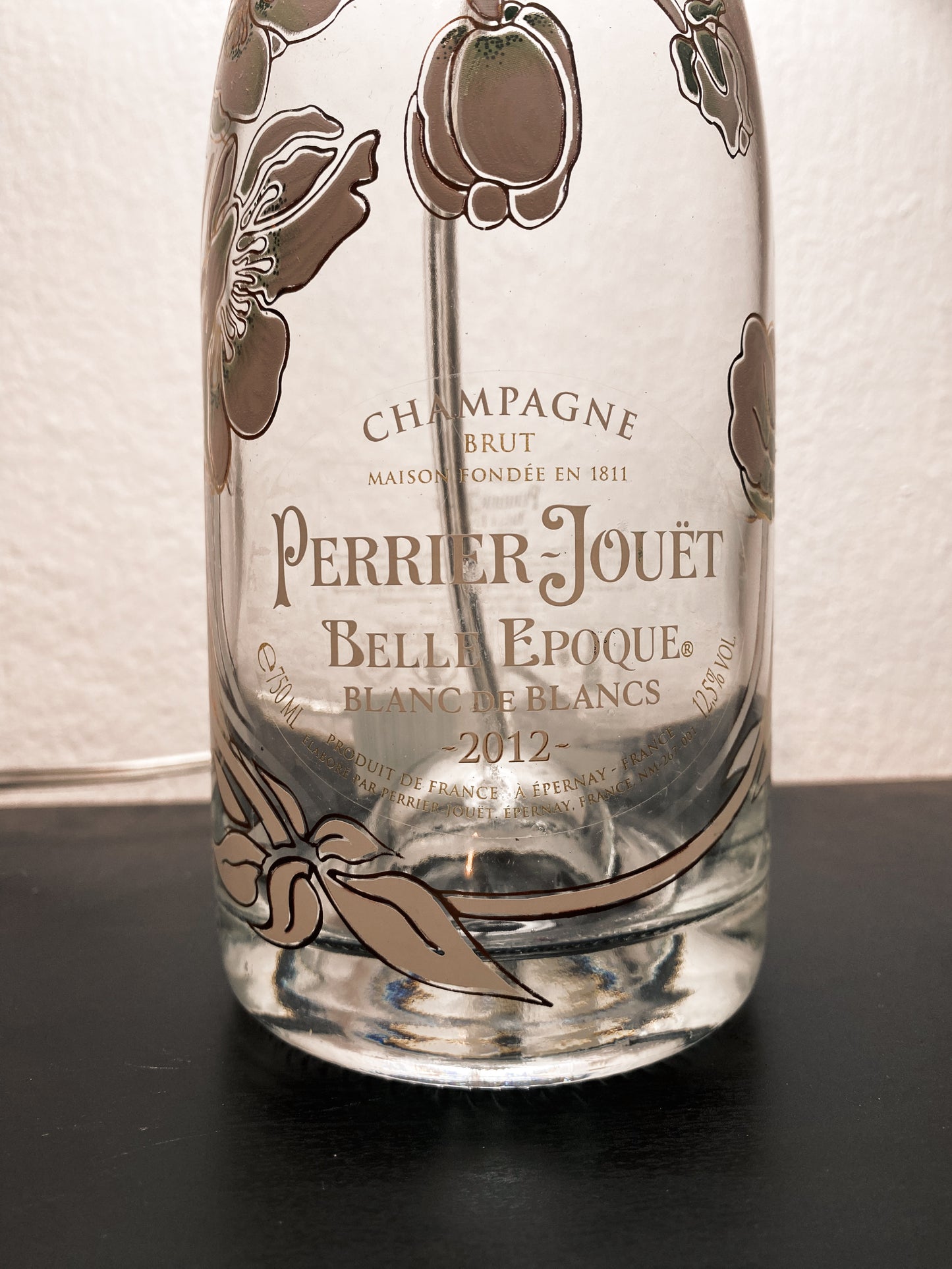 Lámpara Perrier Jouët Belle Epoque Blanc de Blancs 2012