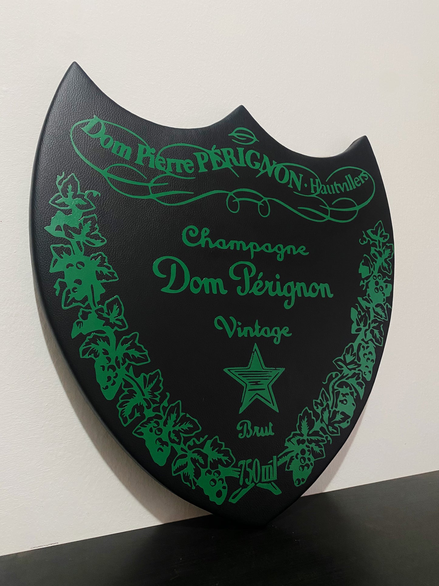 Quadro Dom Pèrignon Luminous Verde Pelle