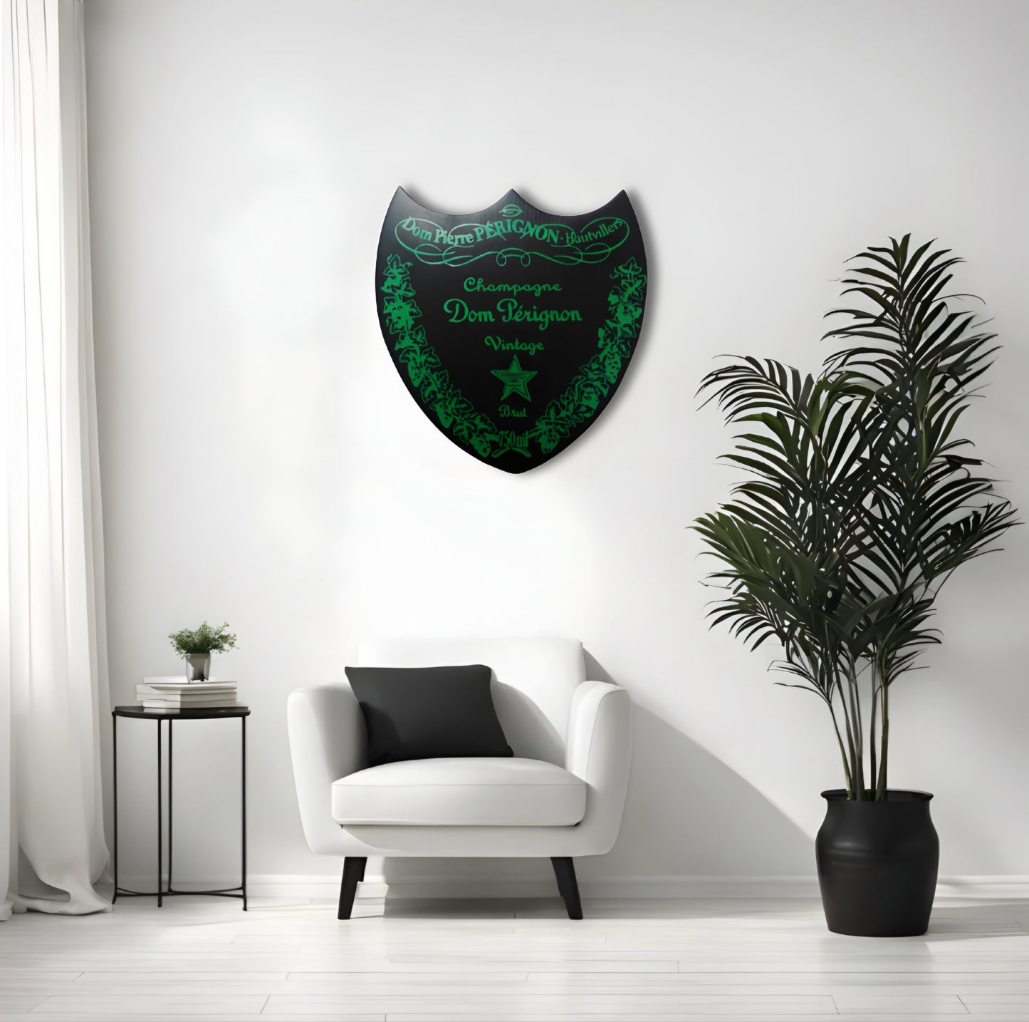 Quadro Dom Pèrignon Luminous Verde Pelle