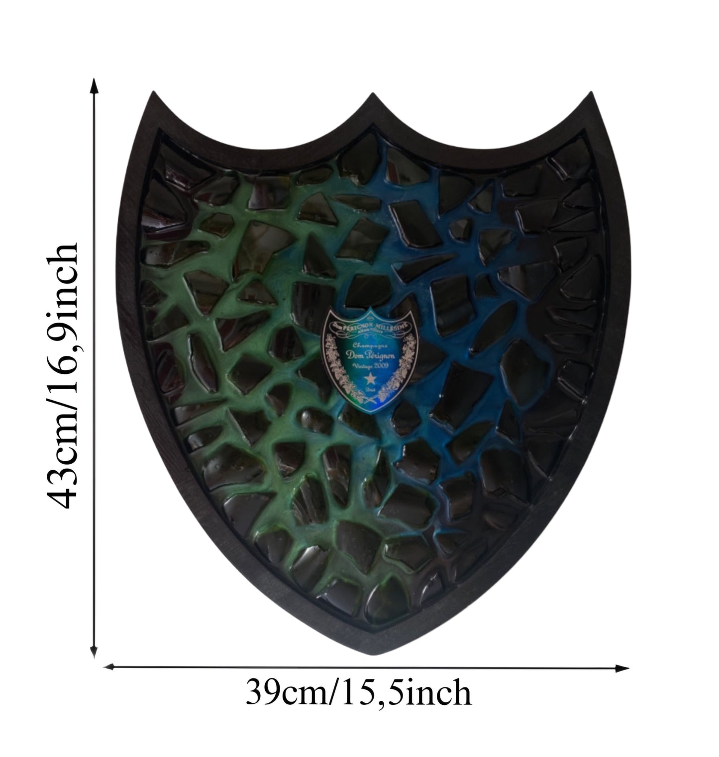 Dom Pèrignon Bouclier Peinture Vintage 2009 Tokujin Yoshioka Édition Limitée