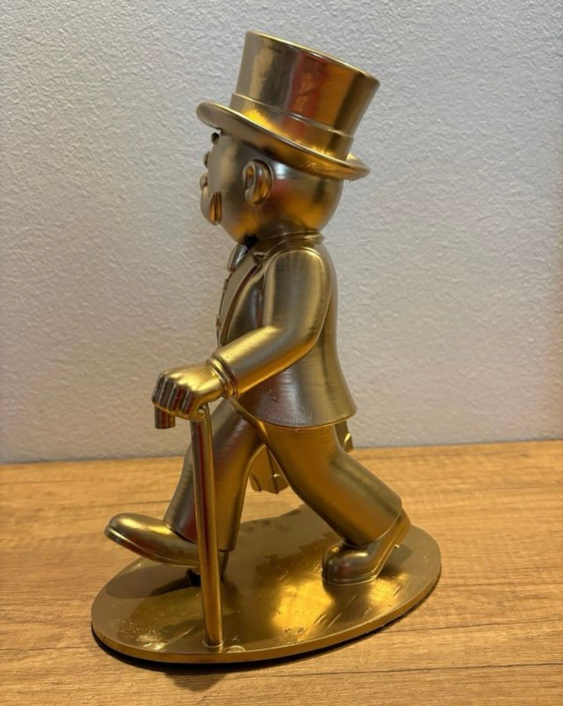 Mr. Monopoly Statua 3D con Valigetta e Bastone