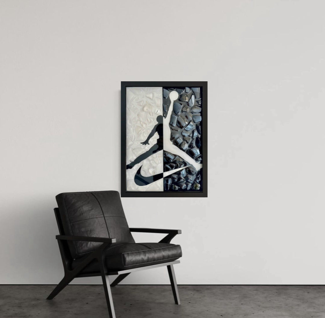 Air Jordan Glasbild