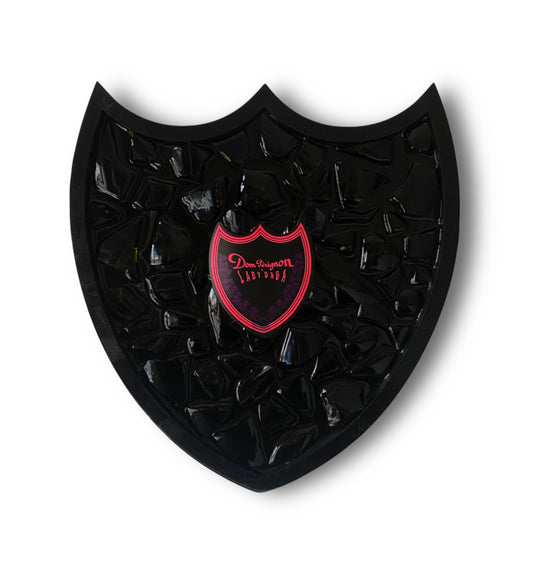 Dom Pèrignon Vintage Lady Gaga 2008 shield painting