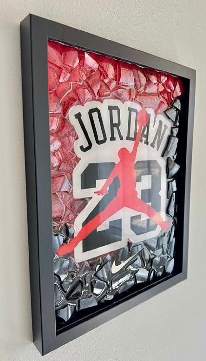 Air Jordan 23 Bild mit Glas