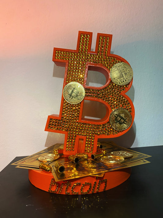 Statua Logo Bitcoin
