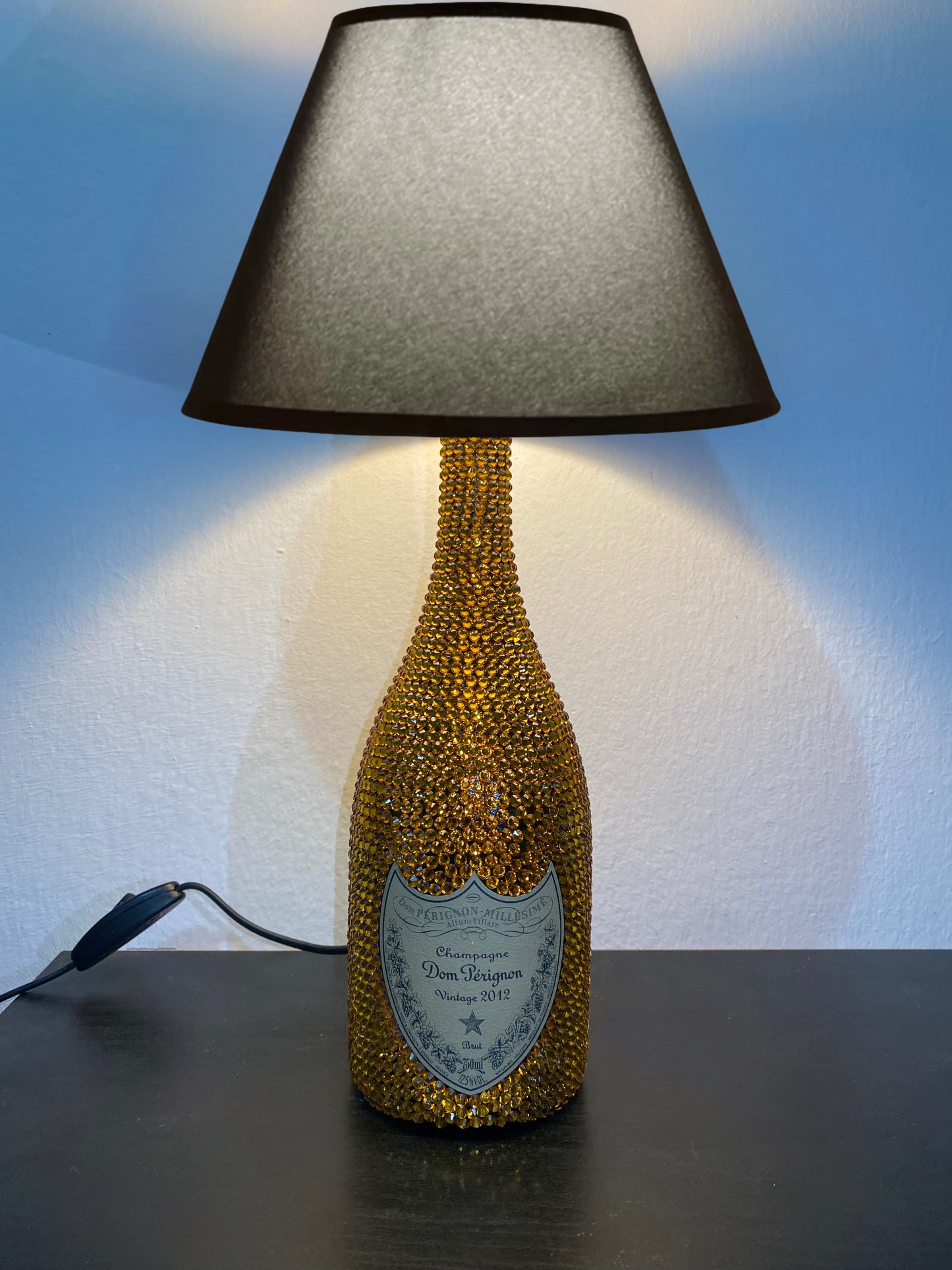 Lámpara Dom Pèrignon Vintage Oro Strass