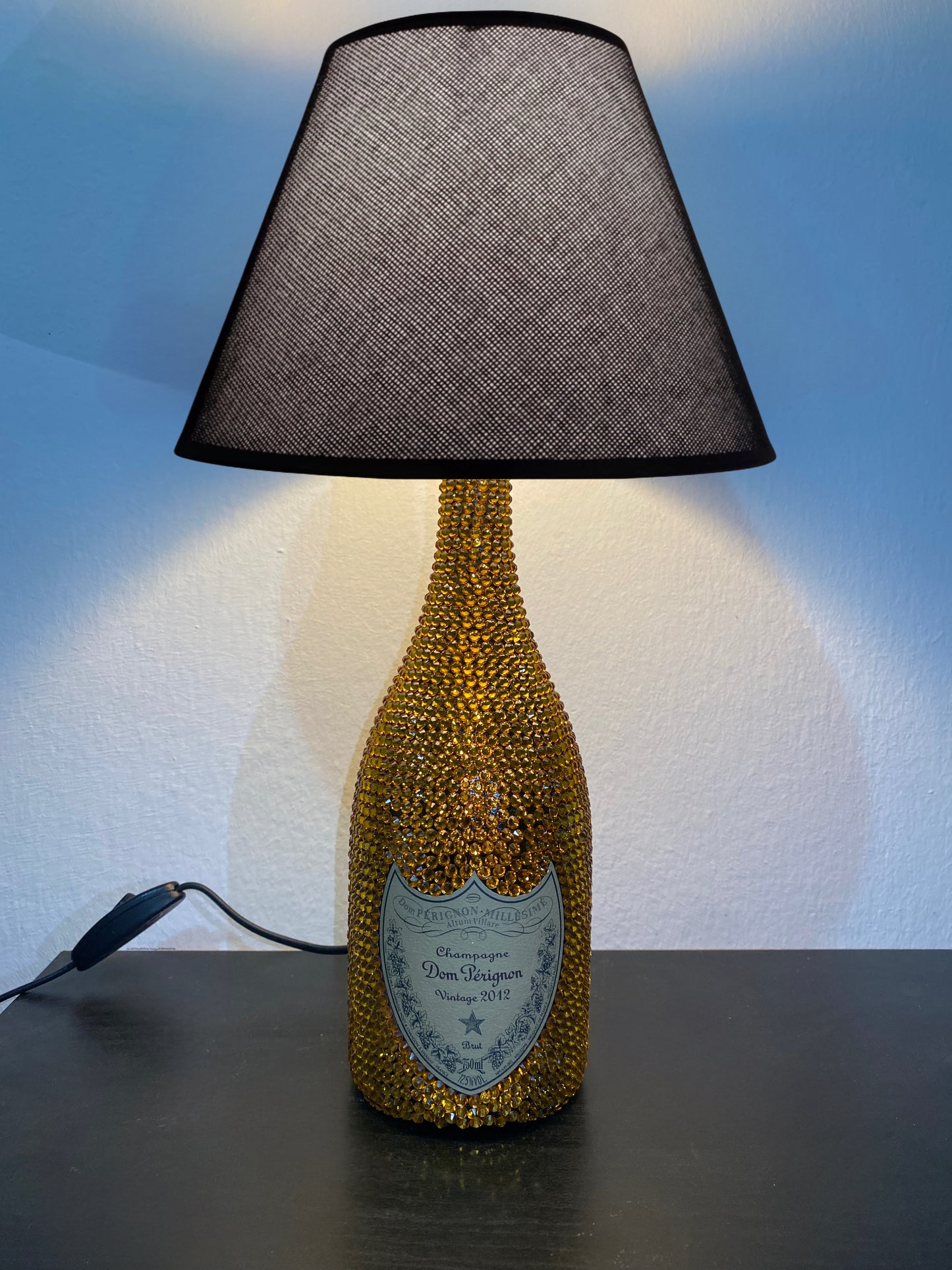 Lámpara Dom Pèrignon Vintage Oro Strass