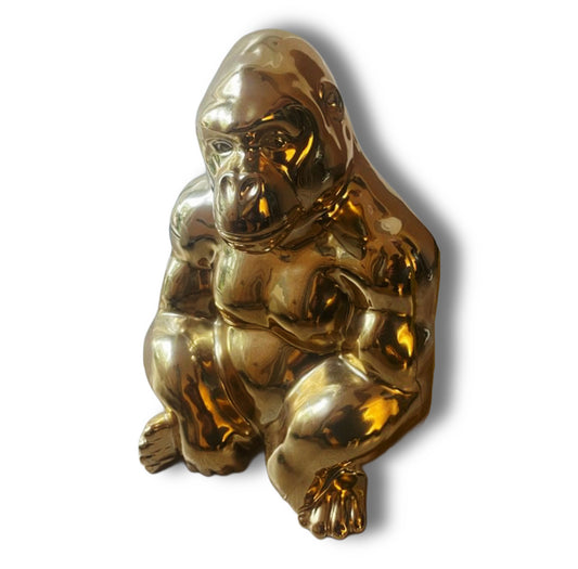 Statua Gorilla Gold Edizione Limitata