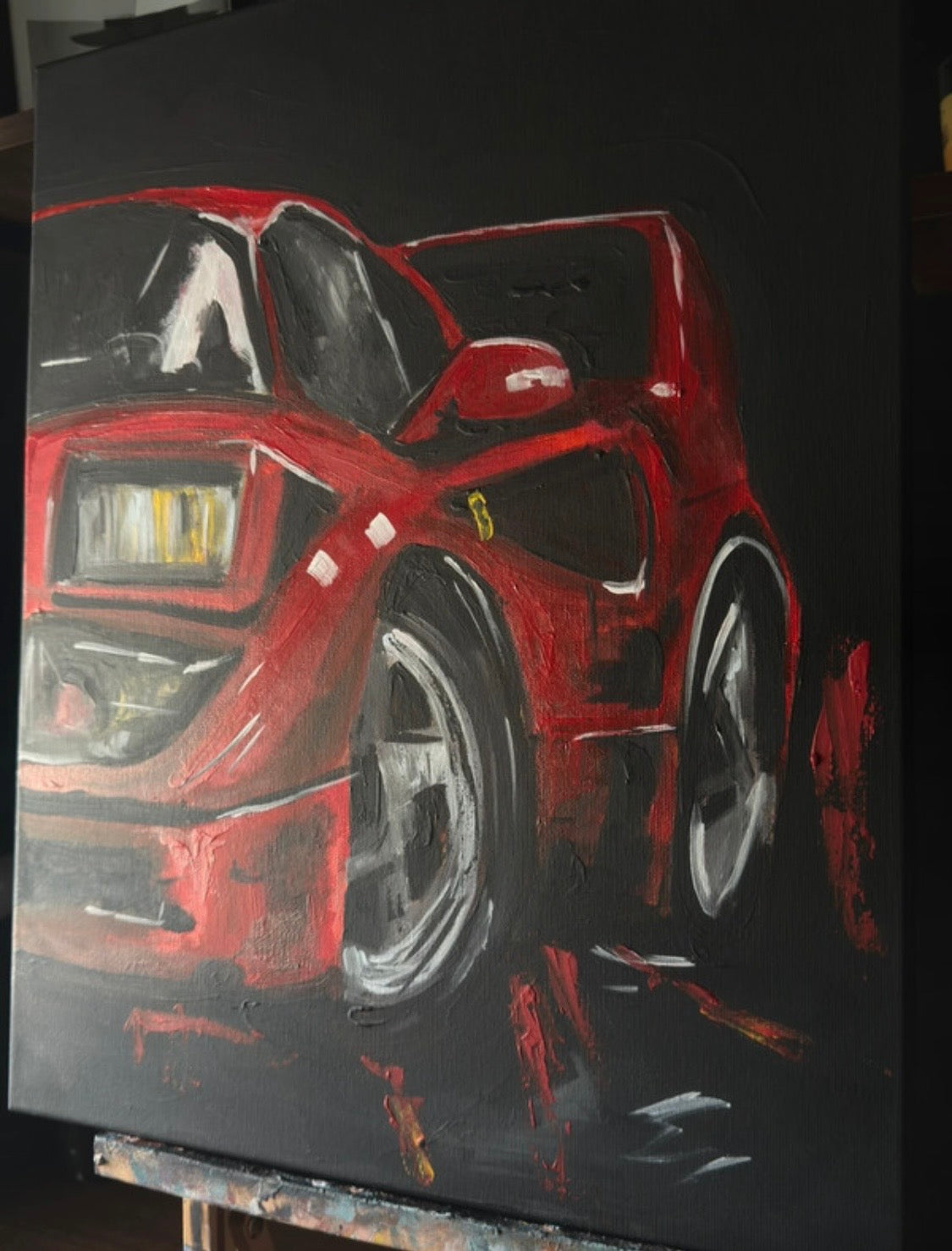 Legendäres Ferrari F40-Gemälde