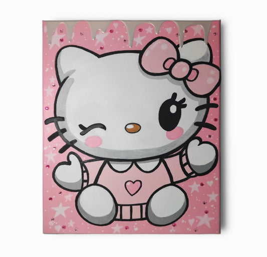 Tela Hello Kitty Versione Stelle e Strass Edizione Limitata