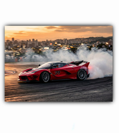 Ferrari FXX K Stampa su Tela