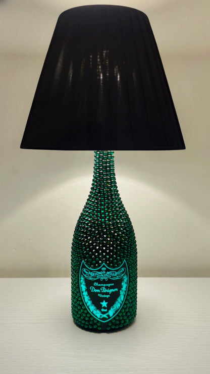 Lampada Dom Pèrignon Vintage Luminous Verde Strass Limited Edition