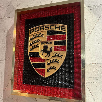 Quadro Logo Porsche Strass