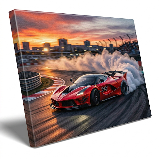 Ferrari FXX K Stampa su Tela