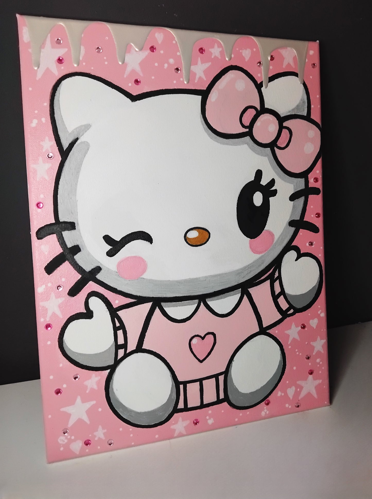 Tela Hello Kitty Versione Stelle e Strass Edizione Limitata