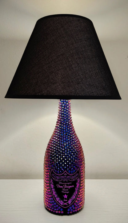 Lampada Dom Pèrignon Vintage Luminous Rosè Strass Arcobaleno Limited Edition