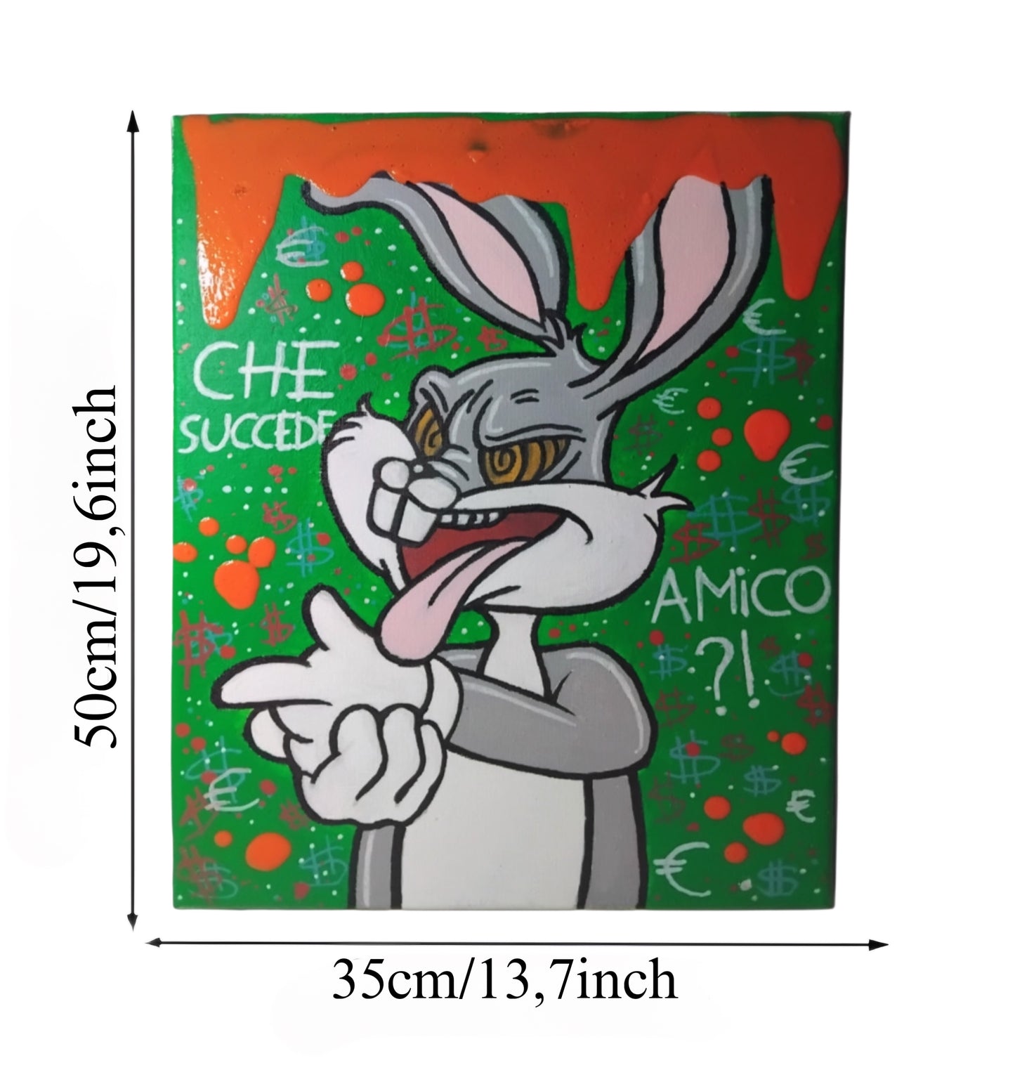 Tela Bugs Bunny Gesto Pistola Edizione Limitata