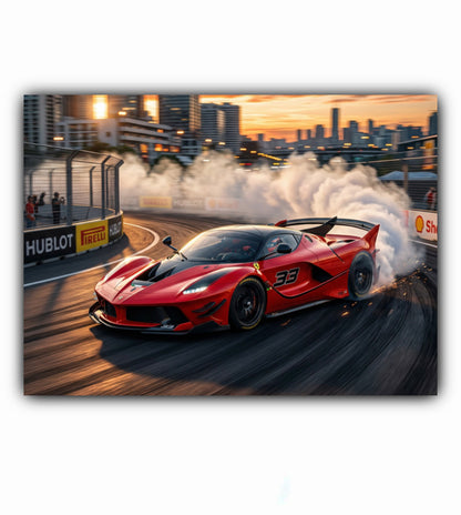 Ferrari FXX K Stampa su Tela