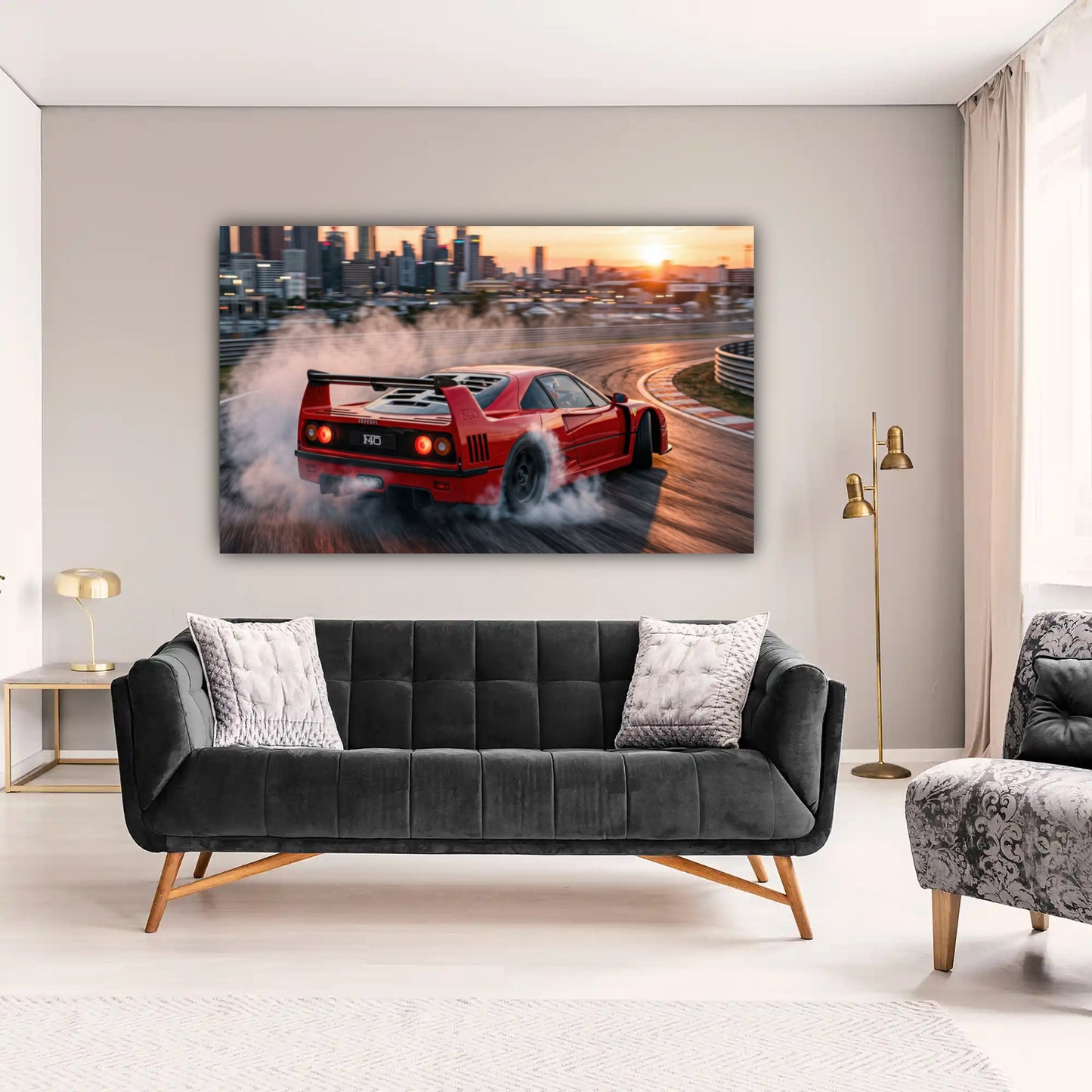 Ferrari F40 Stampa su Tela