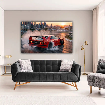 Ferrari F40 Stampa su Tela