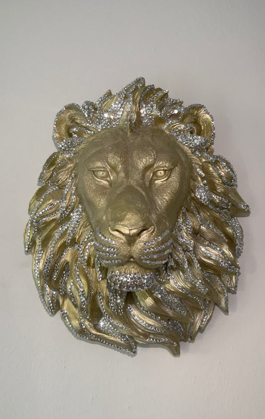 Lion King Gold & Cristal Strass