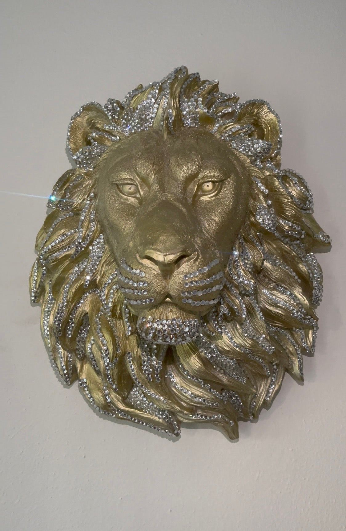 Lion King Gold & Cristal Strass