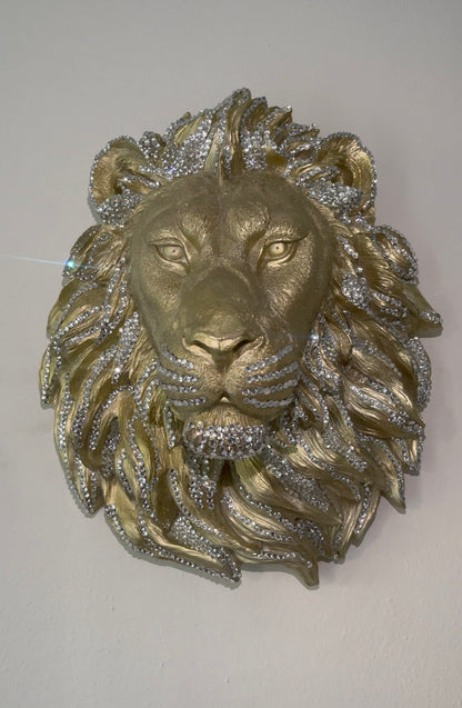 Lion King Gold & Cristal Strass