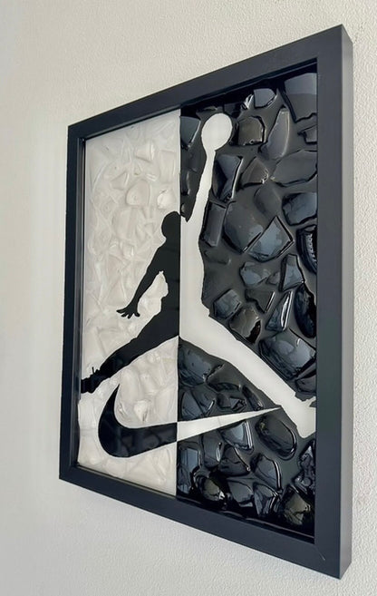 Air Jordan Glasbild