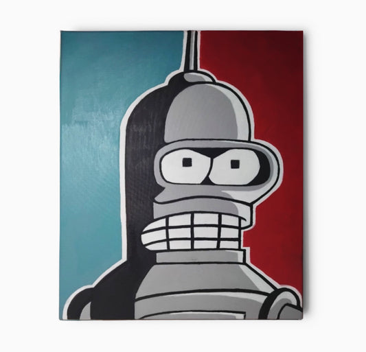 Tela Bender Robot Futurama