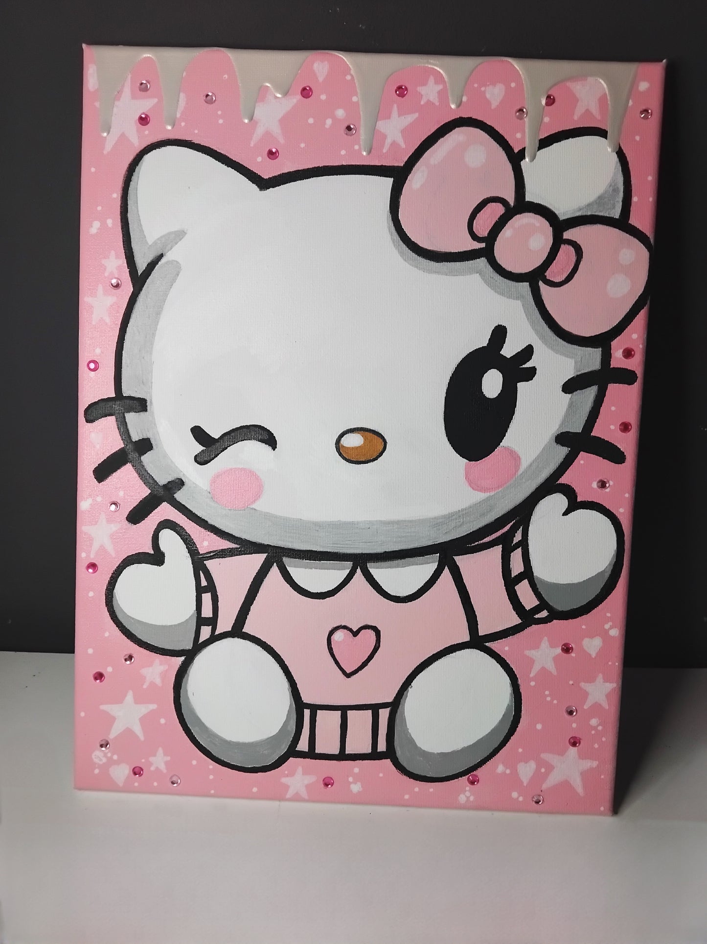 Tela Hello Kitty Versione Stelle e Strass Edizione Limitata