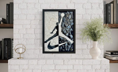 Air Jordan Glasbild