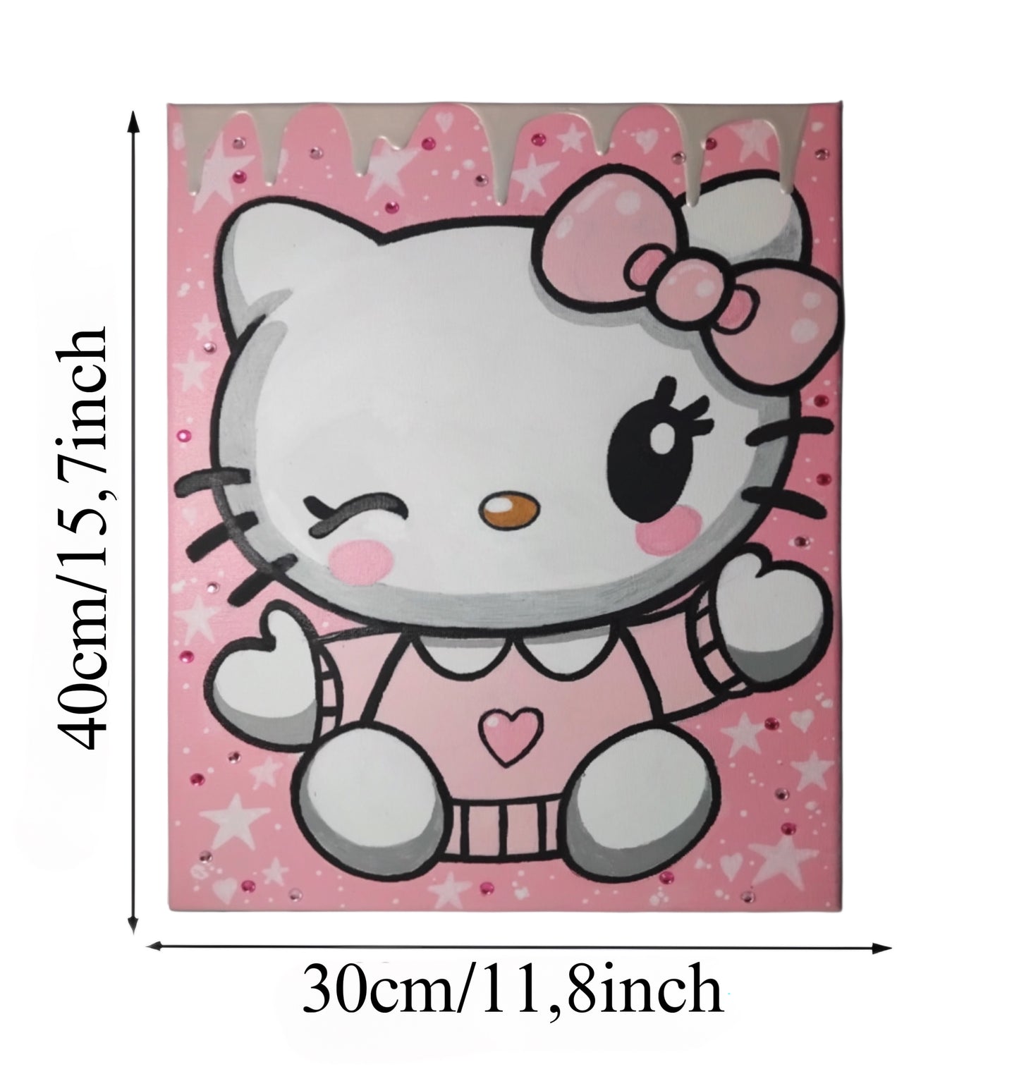 Tela Hello Kitty Versione Stelle e Strass Edizione Limitata