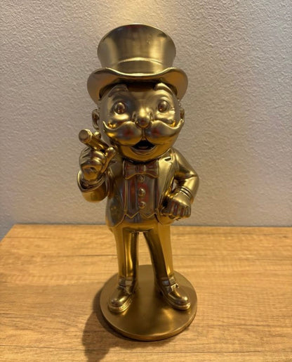 Mr Monopoly Statua 3D con Sigaro