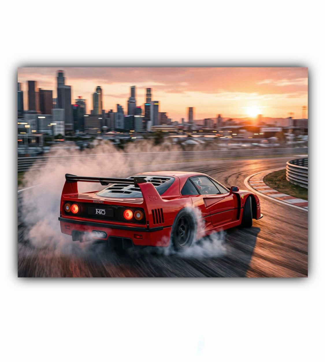 Ferrari F40 Stampa su Tela