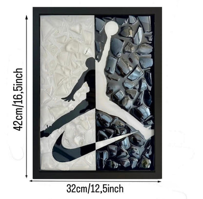 Air Jordan Glasbild