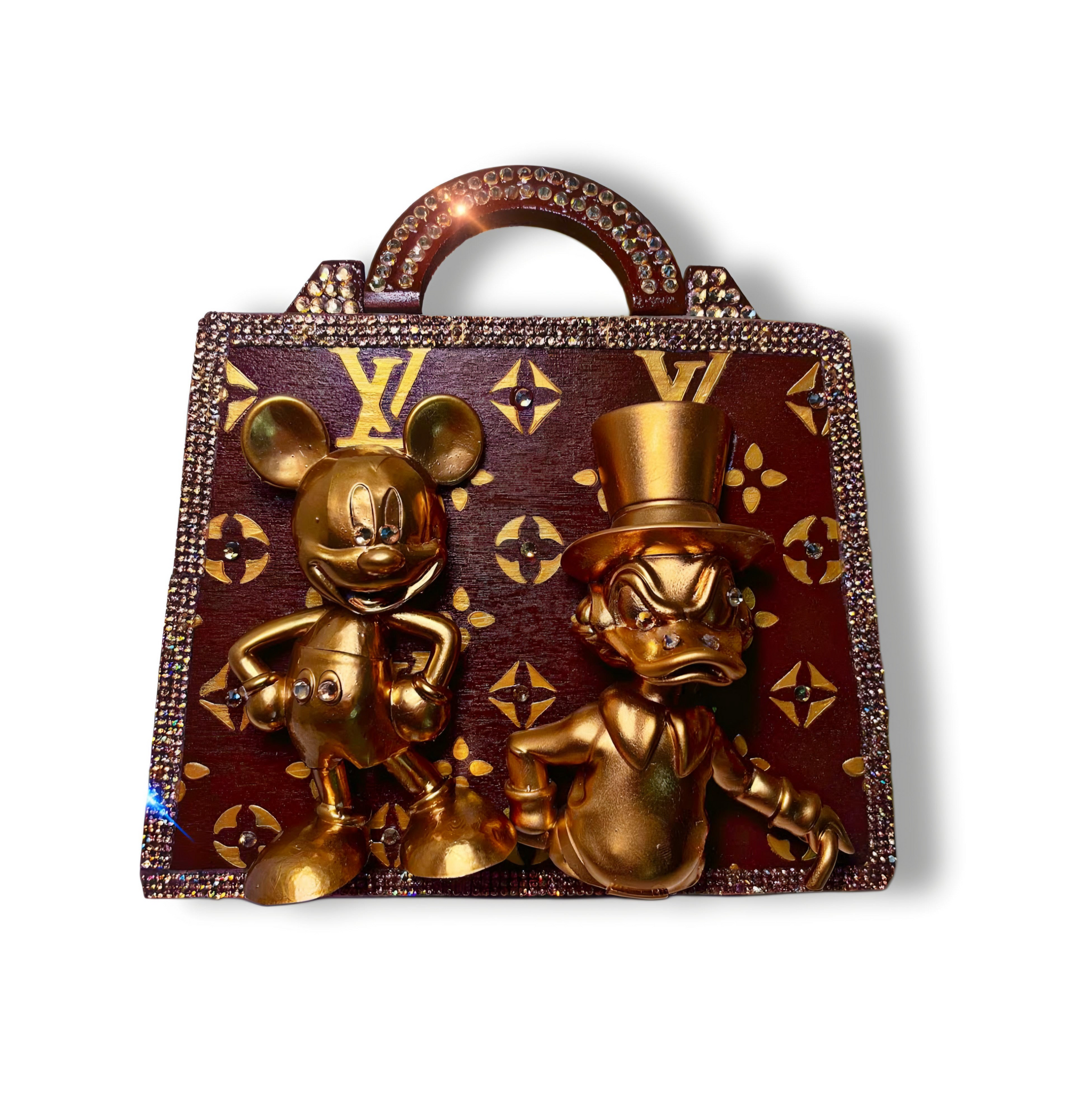 Borsa in Legno Topolino Scrooge Louis Vuitton