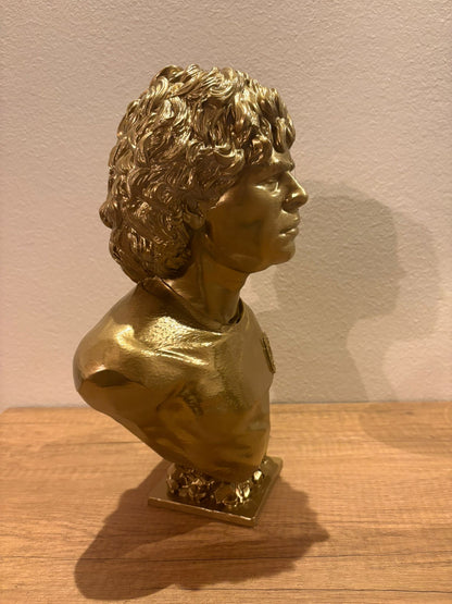 Maradona Statua 3D Oro con Maglia N 10
