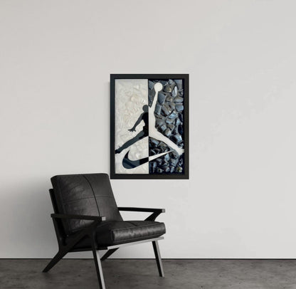 Air Jordan Glasbild