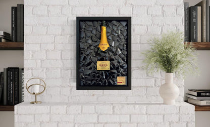 Quadro Bottiglia Krug Grande Cuvée con Resina