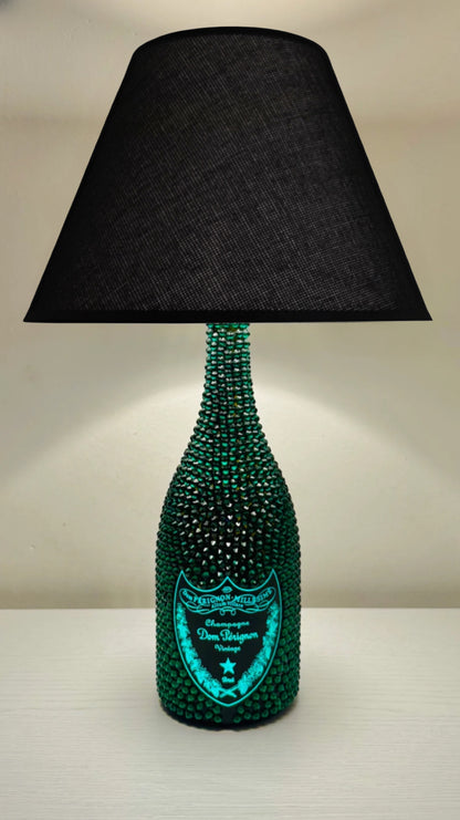 Lampada Dom Pèrignon Vintage Luminous Verde Strass Limited Edition