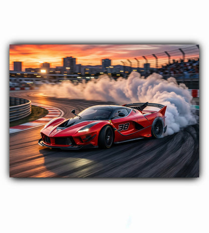 Ferrari FXX K Stampa su Tela