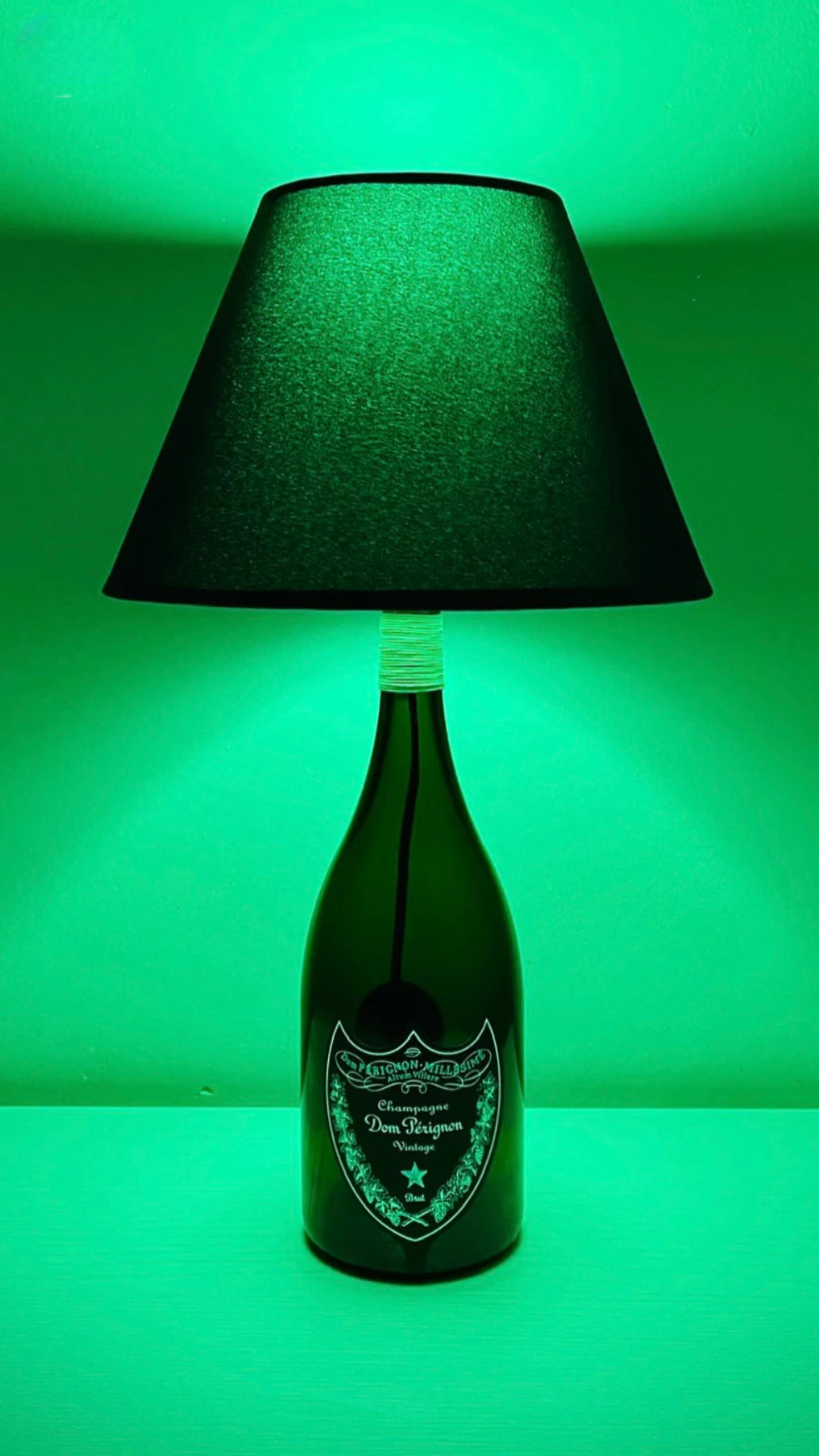 Lampada Dom Pèrignon Vintage Luminous Verde Luce Verde