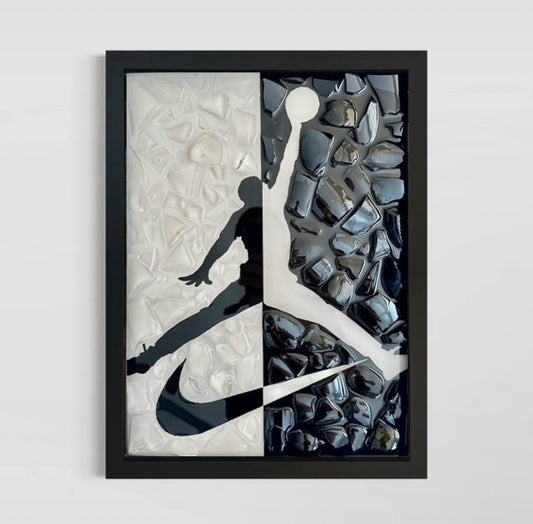 Quadro Air Jordan in Vetro